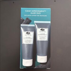Origins Clear Improvement Mask Duo - Blue and White